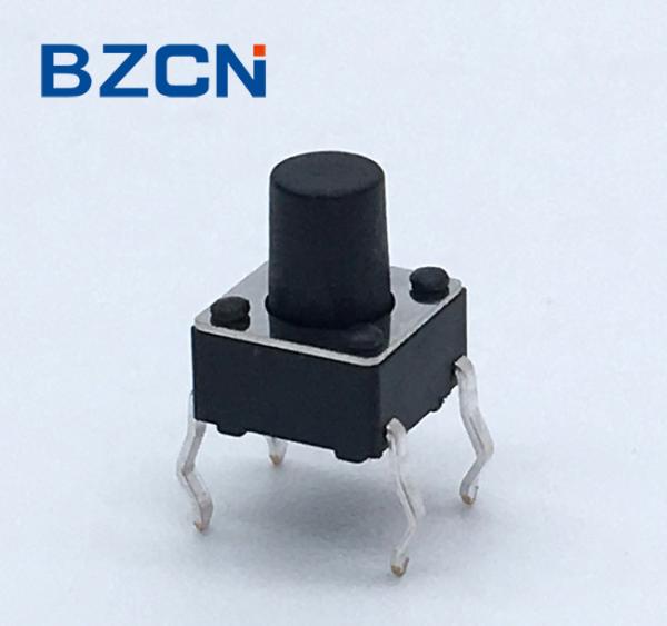 6 x 6 x 6 interruptor táctil momentáneo del milímetro SPST, interruptor de botón miniatura