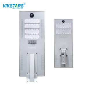 China Integrated Solar LED Street Light Grey Housing Color For Garden Road Lighting supplier