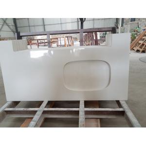 China prefabricated Solid Surface Worktops With Backsplash Side Splash Aprons supplier