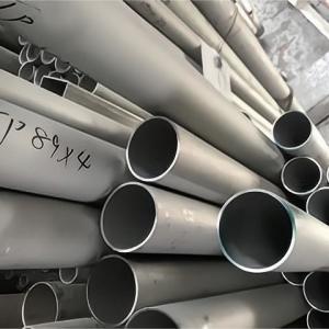 JIS SUS316 SUS316TI  SS Seamless Tube 89*4mm Brushed Finished HL Round Pipe 5800mm 6000mm Length