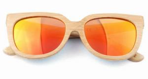 China Personality Popular brand your own logo wood sunglasses for beautiful ladies wholesale