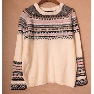 Ladies Casual Sweaters Keep Warm Autumn And Winter Pullover Multicolor