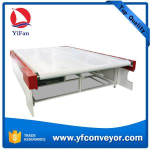 China 2m Wide Widening White Belt Conveyor for Solar Panels supplier