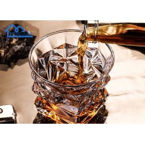 Customized Lead Free Crystal Liquor Glasses Clear For Drinking Creative Whiskey Glass Cup