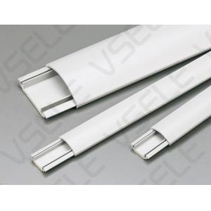 Overfloor Cord Protector PVC Duct Floor Wire Cover Conceal Wires at Home Office Floor Cable Concealer Channel