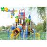 Fun Colorful Children'S Outdoor Water Slides Eco Friendly For Community