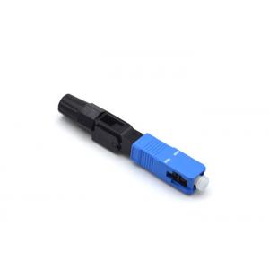 China 2 X 3 mm Cables Field Assembly Connector , SM / MM LC Fiber Optic Connector supplier
