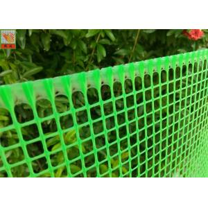Plastic Garden Mesh Netting Fence , Garden Protection Netting Green Color