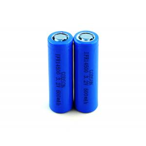 China CC CV Charging 12V LiFePO4 Battery IFR14500 Regarchable 3.2 V 600mAh Single Cell supplier