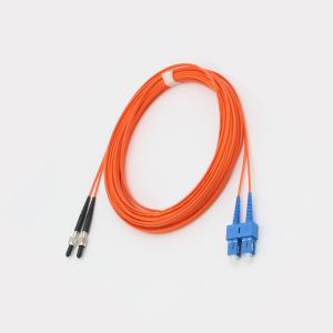 China SC UPC do cabo de remendo do OD 2mm 62.5μm, duplex multimodo da fibra ótica OM1 supplier