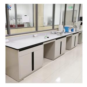 Alkali Resistant Laboratory Wall Bench , W750*H850mm Side Lab Work Benches