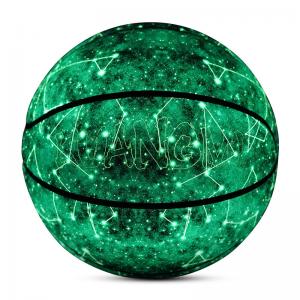 Basketball Official Size 7 Light Up Streetball Fluorescent Bright Basketball Ball for Night Game