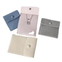 China Promotional Small Luxury Jewelry Packaging Pouches Velvet Jewelry Drawstring Pouch on sale