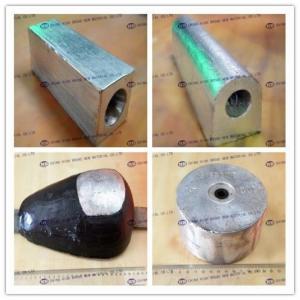 casting AZ63 High Potential Magnesium Sacrificial Anode protection