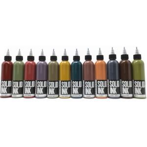 60ML 120ML Solid Ink Tattoo Ink Micro Pigment Light Brown