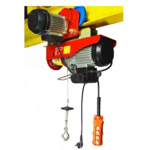 China Low Noise Mini Electric Wire Hoist With Moving Trolley Single Or Double Hook supplier