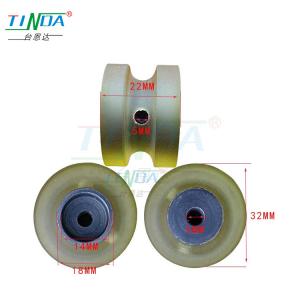 Wear Resistance Grooves Wheels 3022 Sewing Roller For Template Sewing Machine