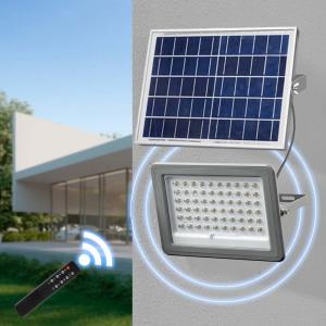 Square Flood Light Solar Powered Security Lights 3000K - 6500K Color Temperature