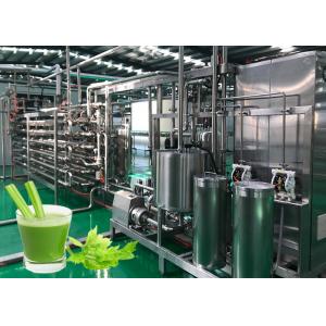 Energy Saving Industrial Food Machinery Celery Paste / Juice Making Modular Design