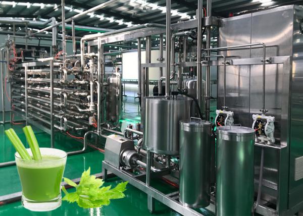 Energy Saving Industrial Food Machinery Celery Paste / Juice Making Modular