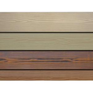 China Wooden Grain Fibre Cement Cladding Boards 190/200mm Width Freezing Resistance supplier