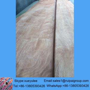 China linyi good quality natural gurjan/keruing wood veneer supplier