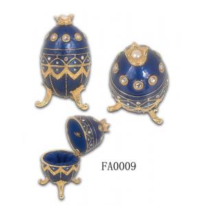 New Vintage Egg Shaped Music Box Faberge Egg Music Box Pewter Figurine Musical Egg Jewelry Box Enamel Pewter  JewelryBox