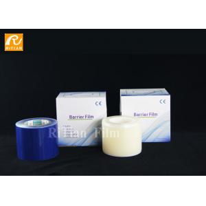 Medical Dental Plastic Protective Barrier Film Roll 1200 Sheets Non - Stick Edges