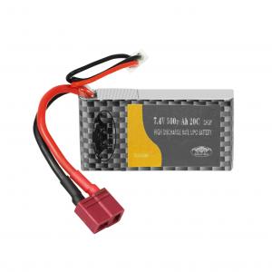 7.4V 500mah 20C High Power Rate Lithium Ion Battery For RC Toys