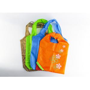 Fruits Shopping Non Woven Polyester Tote Bags , Polyester Reusable Grocery Bags