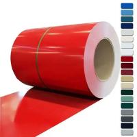 China SMP Paint PPGI Galvanized Steel Coil 600mm Surface Treatment 95HRB on sale