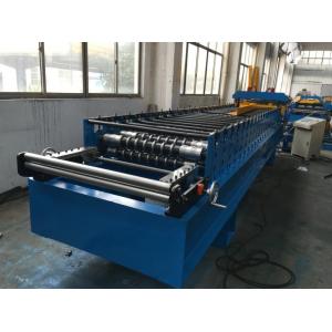 China 7.5kw Corrugated Sheet Metal Roll Forming Machine With Electrical Decoiler supplier