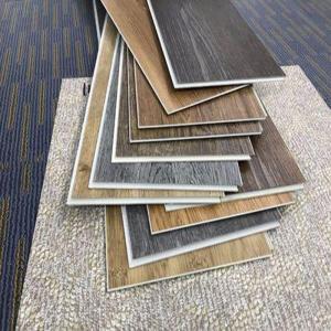 China Hotel Wood Flooring Colour Easy to Install 4.0mm Commercial Grooving Veneer Spc Flooring supplier
