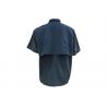 Men's 100%Nylon Work Shirt Short Sleeve Mesh Embroidery Holes