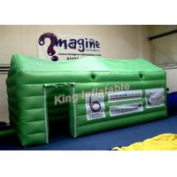 China Small Green PVC Inflatable Event Tent  / Exhibition Inflatable Cube Tent on sale