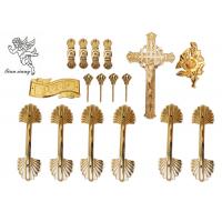 China Pale Gold Funeral Plastic Coffin Handles African Style H9003 Customized on sale