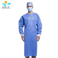 China SMS SMMS Sterile Reinforced Surgical Gown Clothing Used During Operation on sale