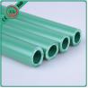 Cold And Hot Plastic PPR Pipe 2 - 10 Mm Thickness White / Green / Grey Color