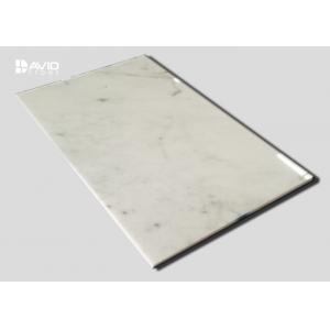 High Gloss Carrara Marble Stone Tile For Decorative Internal Wall Customized