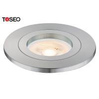 China 68mm Round LED Ceiling Lamp White Pure Aluminium Gu10 3W LED Spotlight on sale