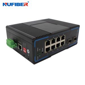 China Interruptor portuario del Poe del CE 8 con 2 Sfp, interruptor portuario manejado de 8 Gigabit Ethernet supplier
