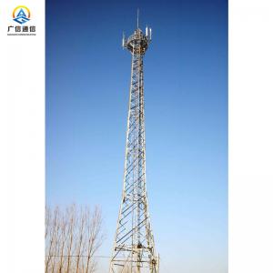 Free Standing Iron Mobile Tower 35m Self Supporting Telecommunication