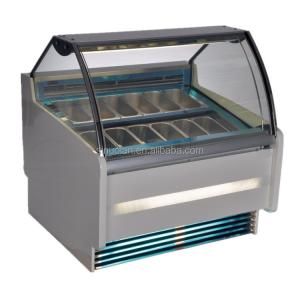 Mini Freezer Ice Cream Display Counter Showcase Table Top Ice Cream Freezer
