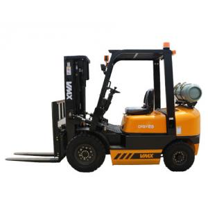 China Four Wheel Counterbalance Gas Forklift Truck With Side Shifter Customized supplier