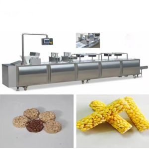 China Automatic Cereal Candy Bar Making Machine / SS304 Puffed Rice Making Machine supplier