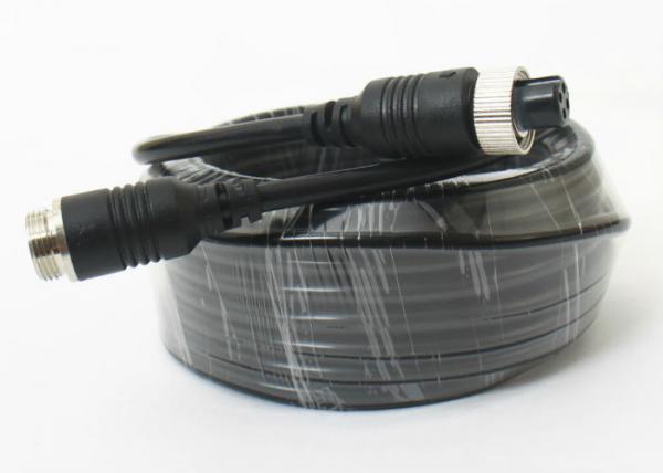 Stable 4 Pin PVC Aviation Cable Extension Power Cable For Vehicle CCTV