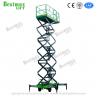China Four Wheel 11 Meters Industrial Mobile Scissor Lift Platform 300Kg Loading wholesale