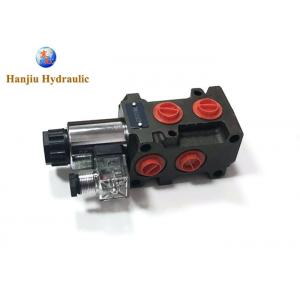 China 6 Port Hydraulic Control Valve 13gpm BSP Oil Threads DVS6 Solenoid Directional Valve For Loader supplier