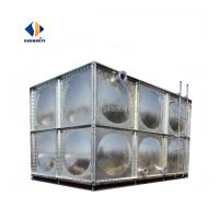China Industrial Grade Rectangular Stainless Steel Water Tank with 30-50 Year Working Life on sale