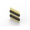 Insulation Resistance 1mm Pitch Header , Single Row Male And Female Header Pins